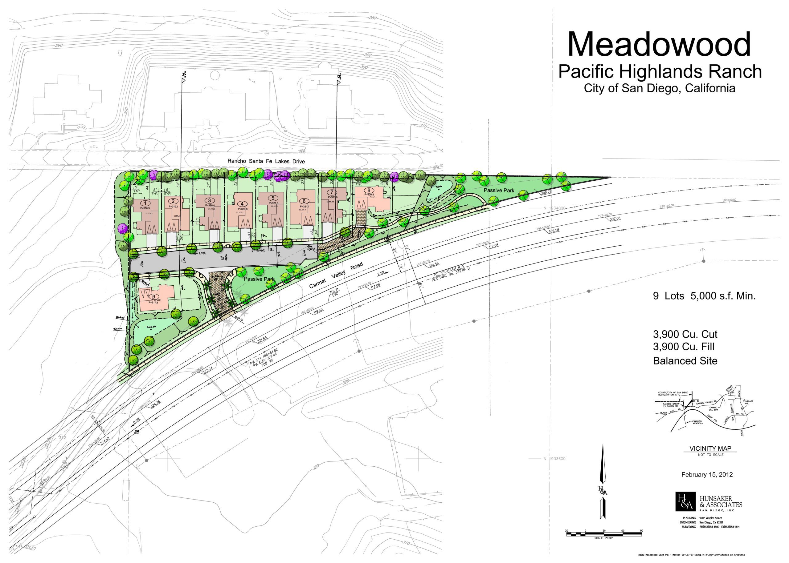 Meadowood Color Site Plan 9-19-12 A map of a mixed-use development.